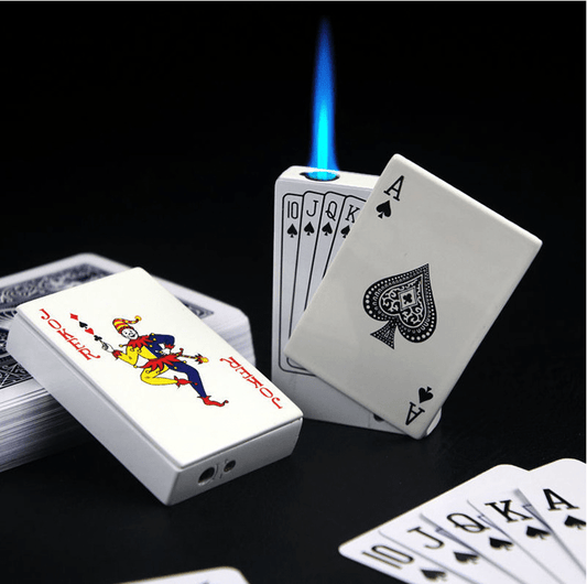 FlameStake Elegant Poker Gas Lighter. Draw Your Winning Flame! Lighter Heyang Industrial Co., Ltd 